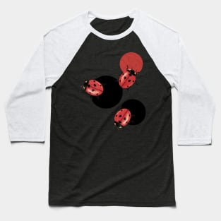 LadyBird Polka Baseball T-Shirt